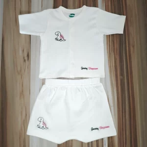 100% Organic cotton fabric kids home wear set - Lacher Store