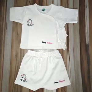 100% Organic cotton fabric kids home wear set - Lacher Store